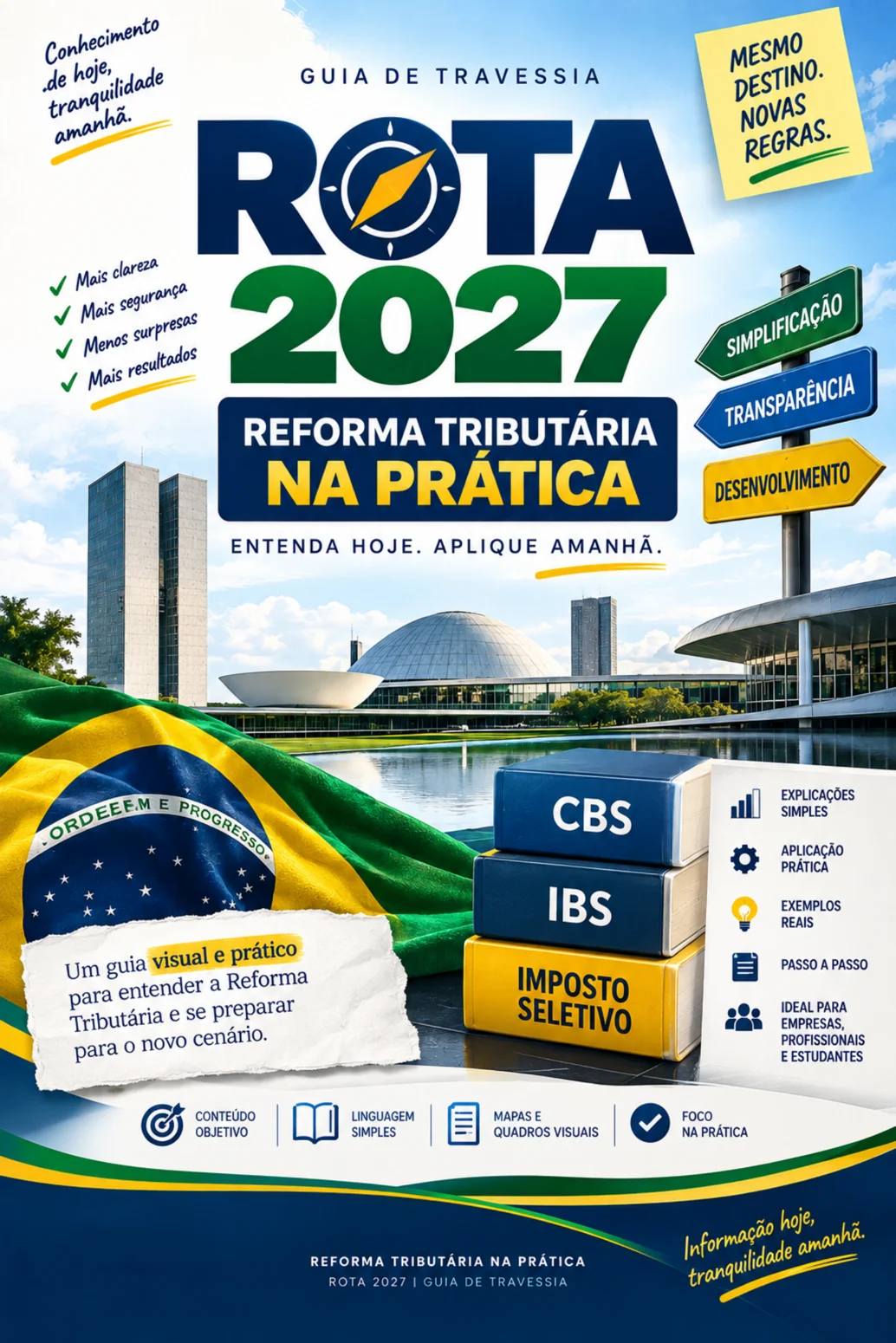 Capa original do ROTA 2027 — Reforma Tributária na Prática